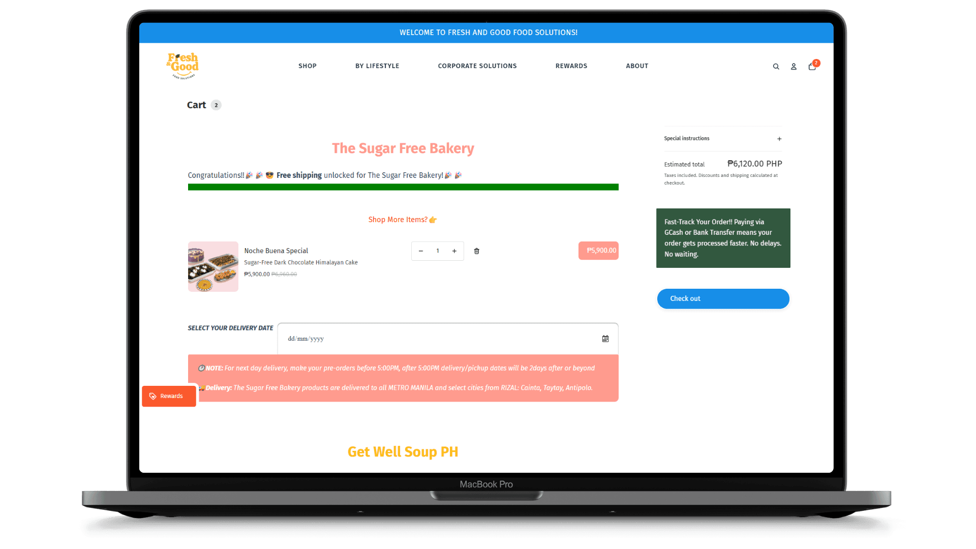 Liquid implementation and storefront result for brand-grouped cart items